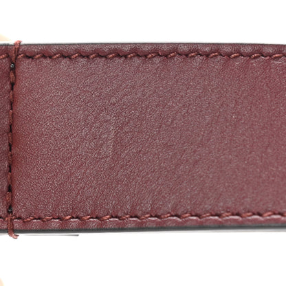 Gucci Calfskin Zumi 30mm Belt 85 34 Vintage Bordeaux 6 of 6