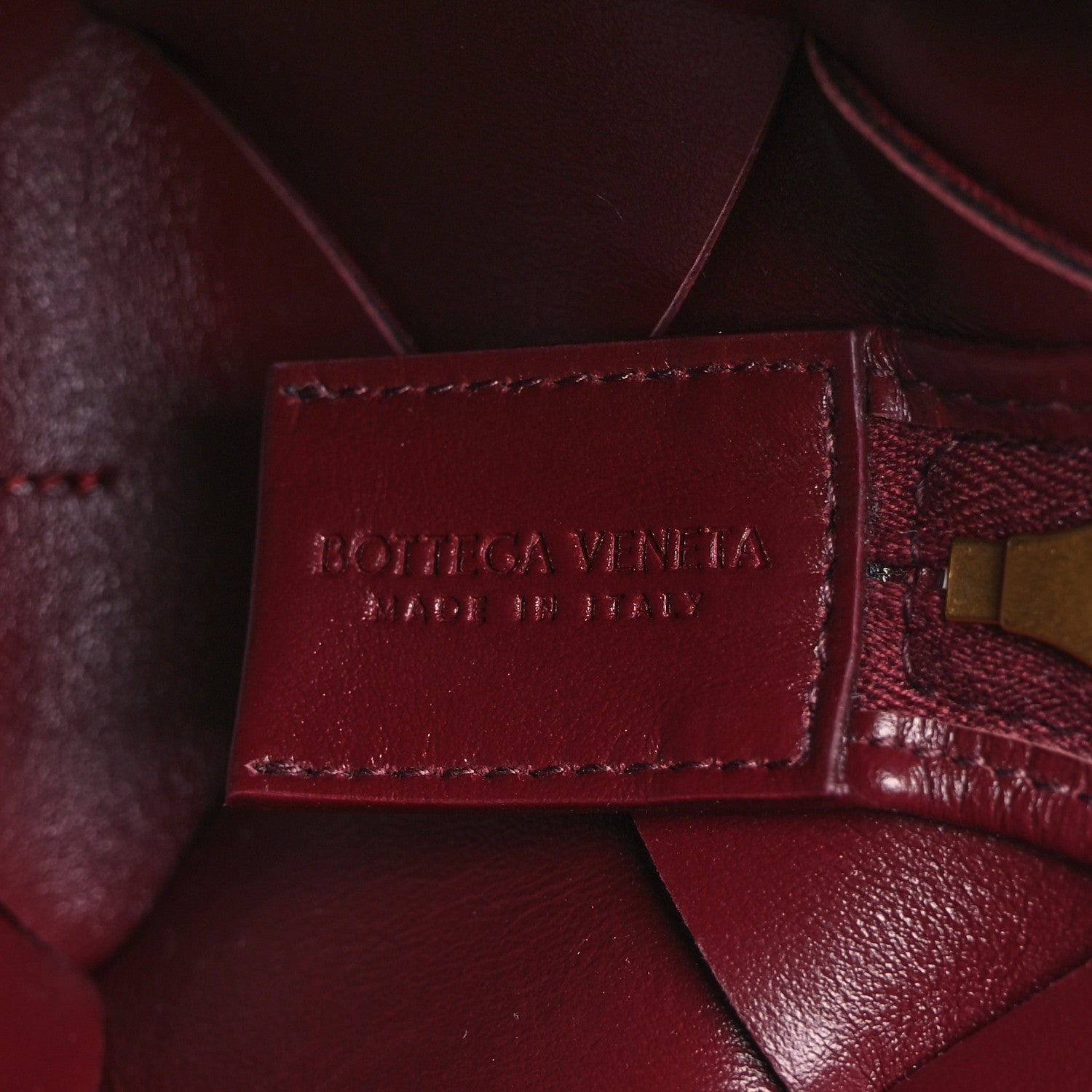 Bottega Veneta Lambskin Maxi Intrecciato Mini Cassette Camera Bag Bordeaux 5 of 7