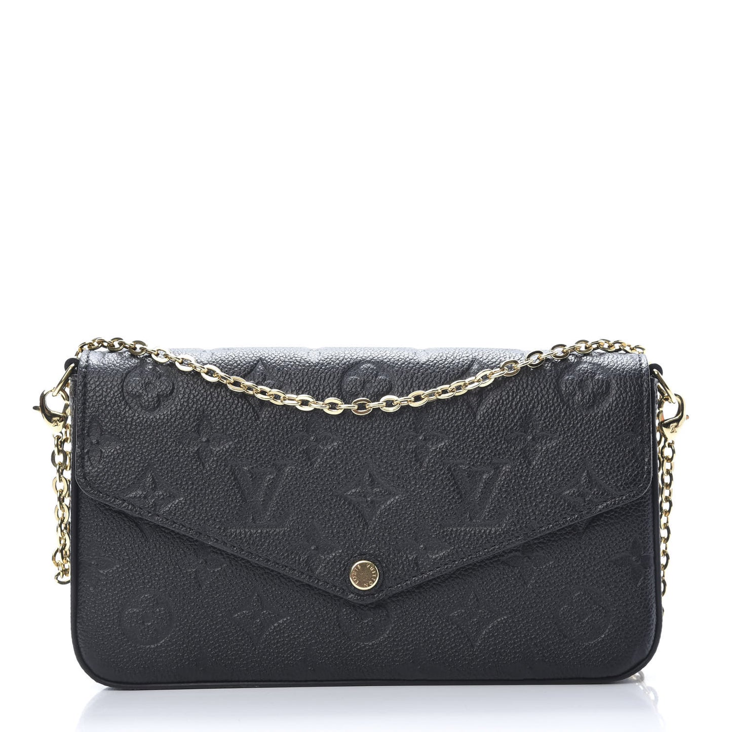 Empreinte Pochette Felicie Chain Wallet Black