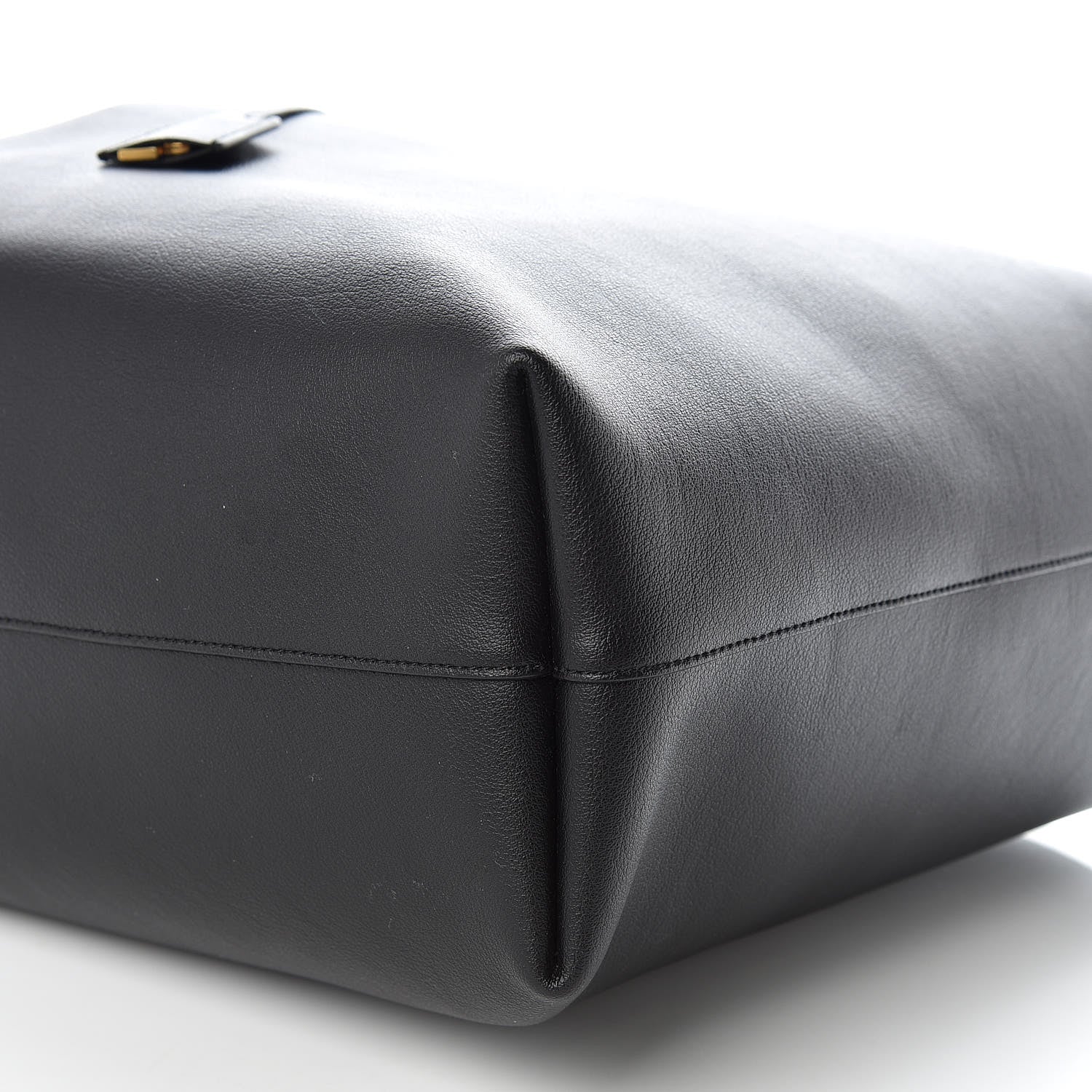 Saint Laurent Calfskin Large Shopping Tote Black 10 of 10