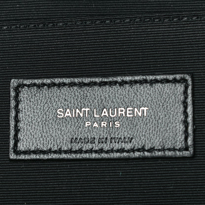 Saint Laurent Canvas Monogram Zipped Pouch Beige Black 6 of 9