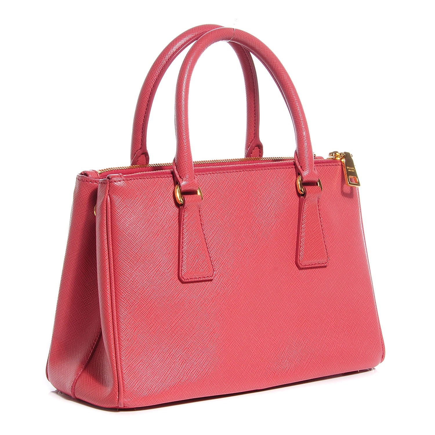 Prada Saffiano Lux Mini Double Zip Tote Tamaris 3 of 9