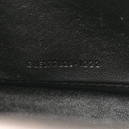 Saint Laurent Grain De Poudre Matelasse Chevron Monogram Chain Wallet Fog 7 of 10