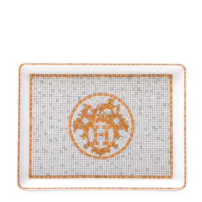 Hermes Porcelain Mosaique au 24 Sushi Plate 1 of 7