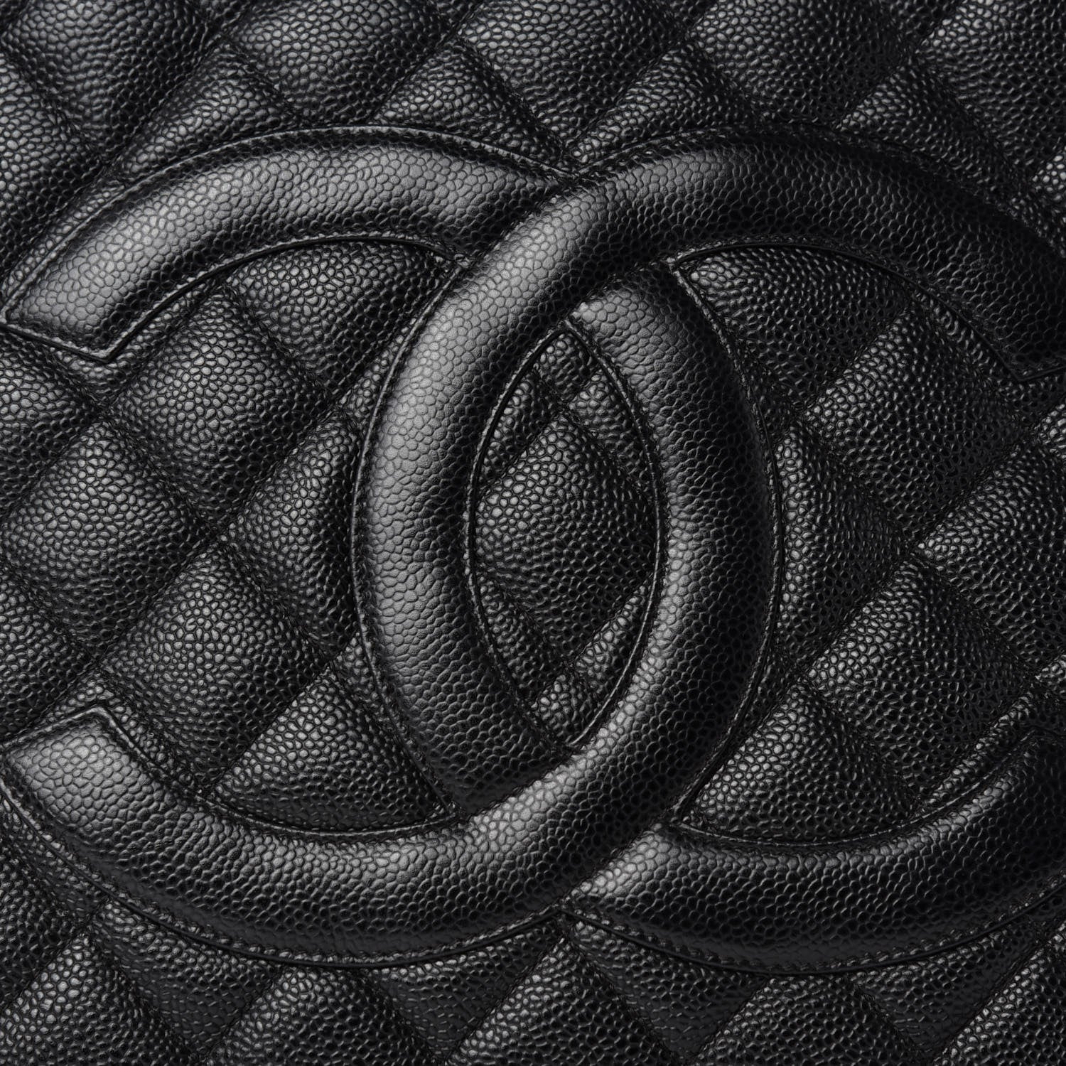 Chanel Caviar Quilted Medallion Tote Black 10 of 10