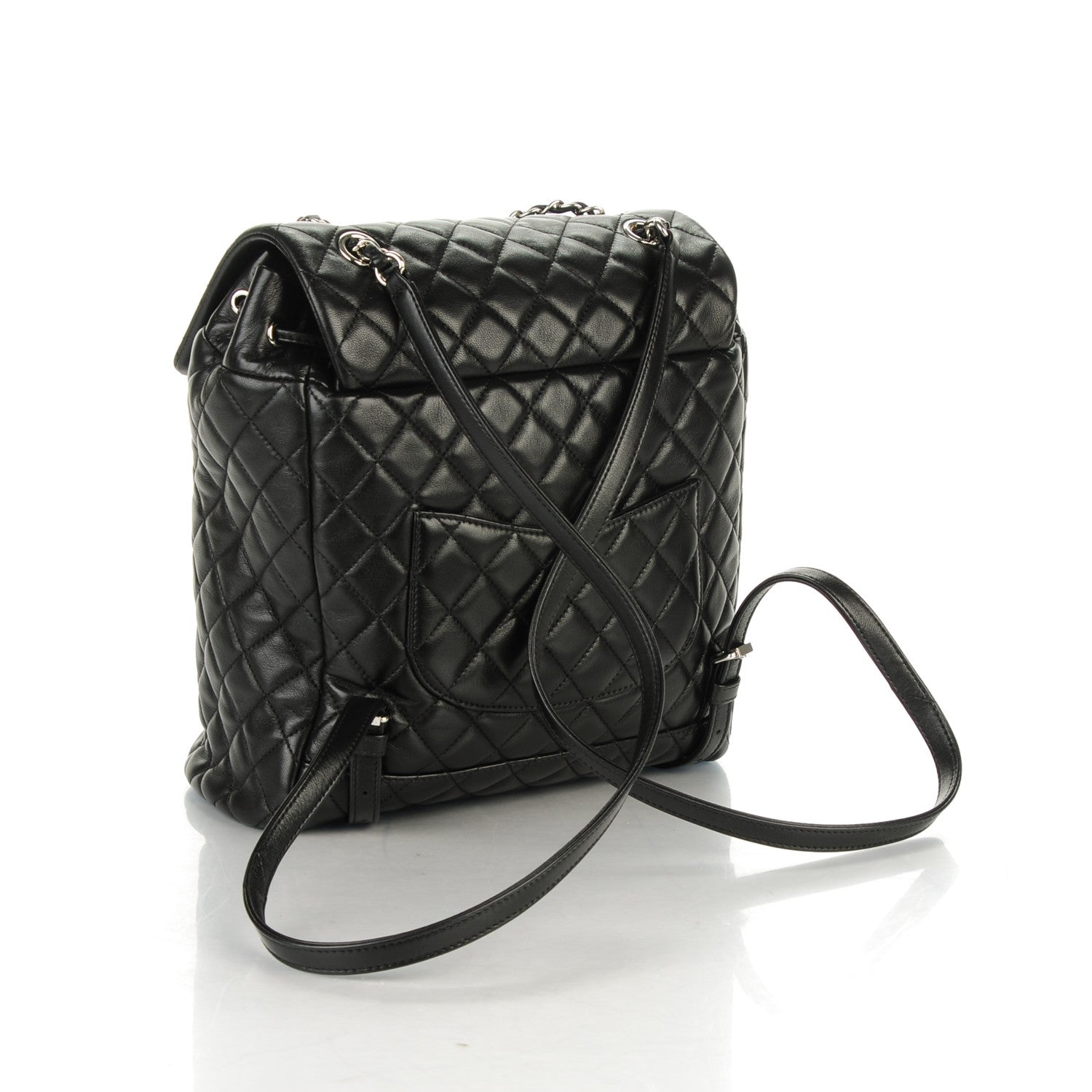 Chanel Lambskin Quilted Large Urban Spirit Backpack Black 3 of 7