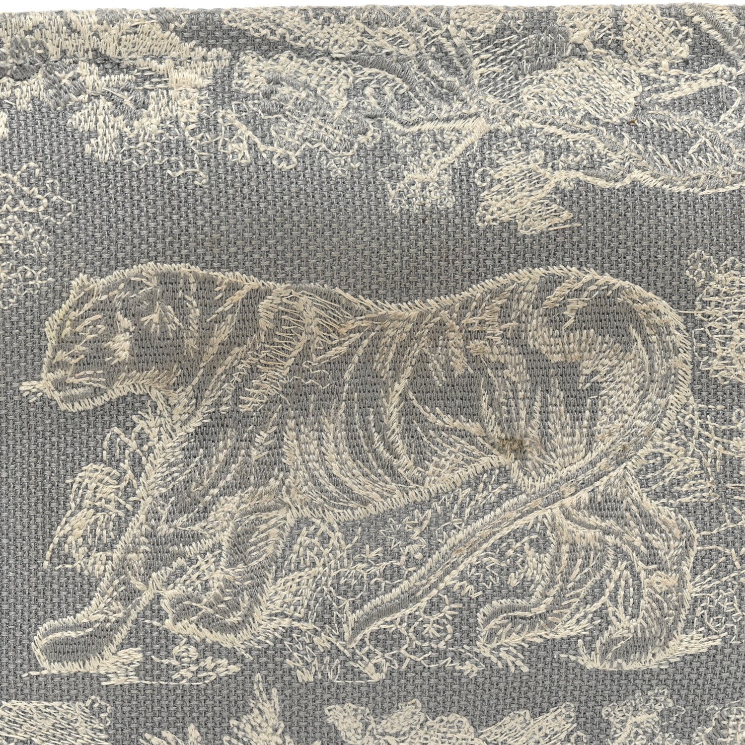 Christian Dior Canvas Embroidered Medium Dioriviera Toile De Jouy Reverse Book Tote Gray 20 of 20