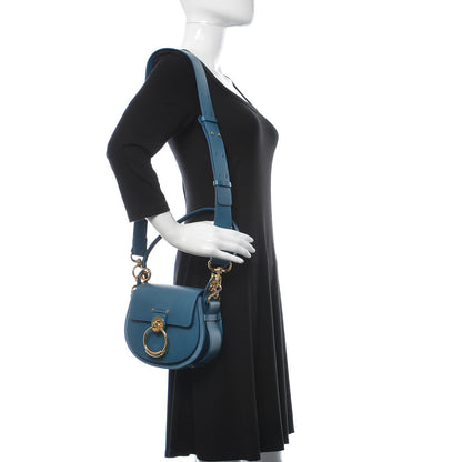 Chloe Calfskin Small Tess Bag Vinyl Blue 2 of 7