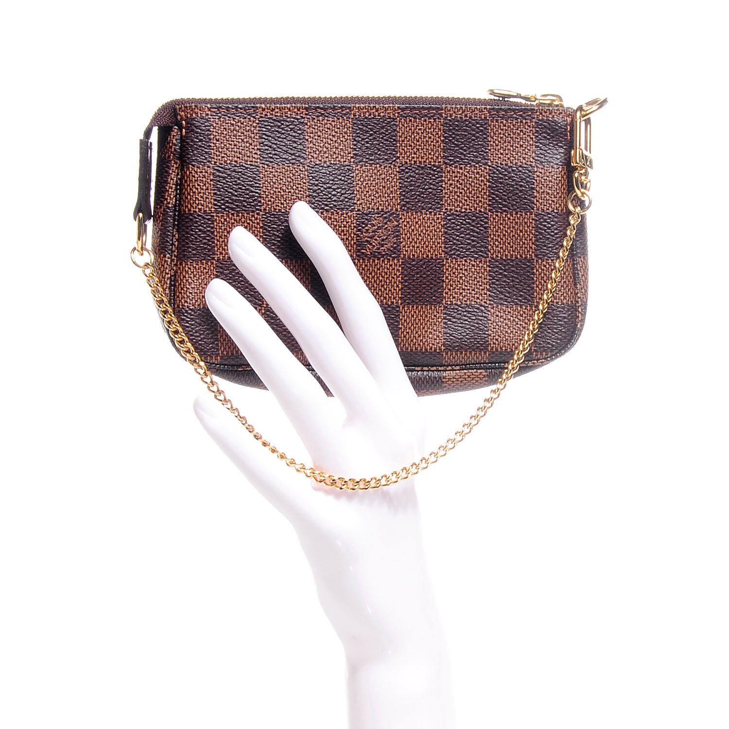 Louis Vuitton Damier Ebene Mini Pochette Accessories 2 of 7