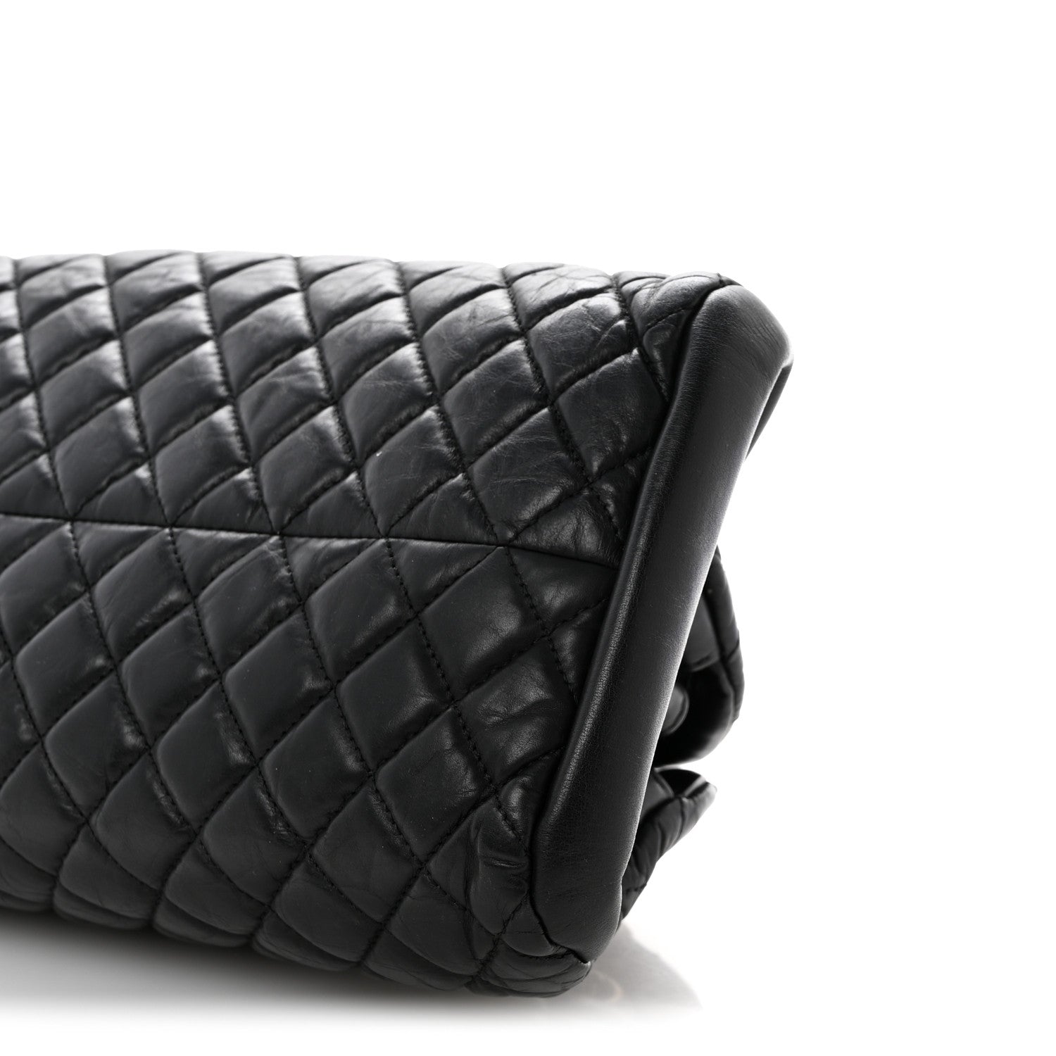 Chanel Aged Calfskin Medium Just Mademoiselle Black 10 of 13
