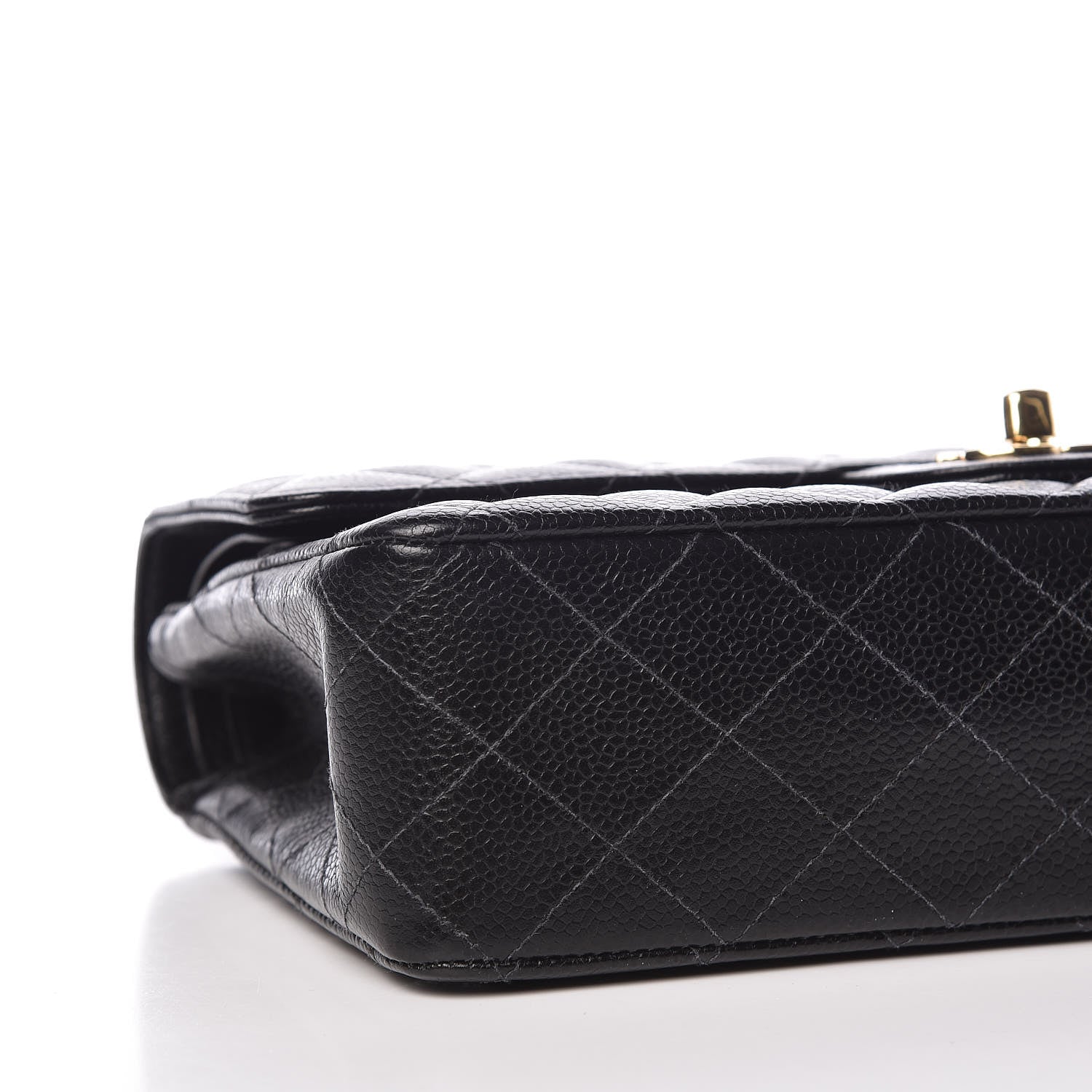 Chanel Caviar Quilted Medium Double Flap Black 8 of 12