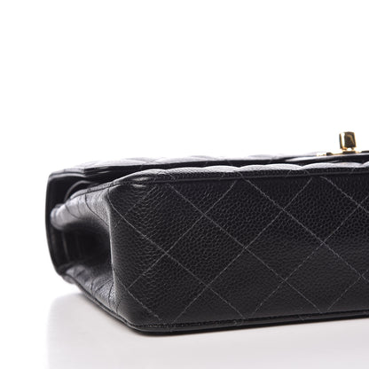 Chanel Caviar Quilted Medium Double Flap Black 8 of 12