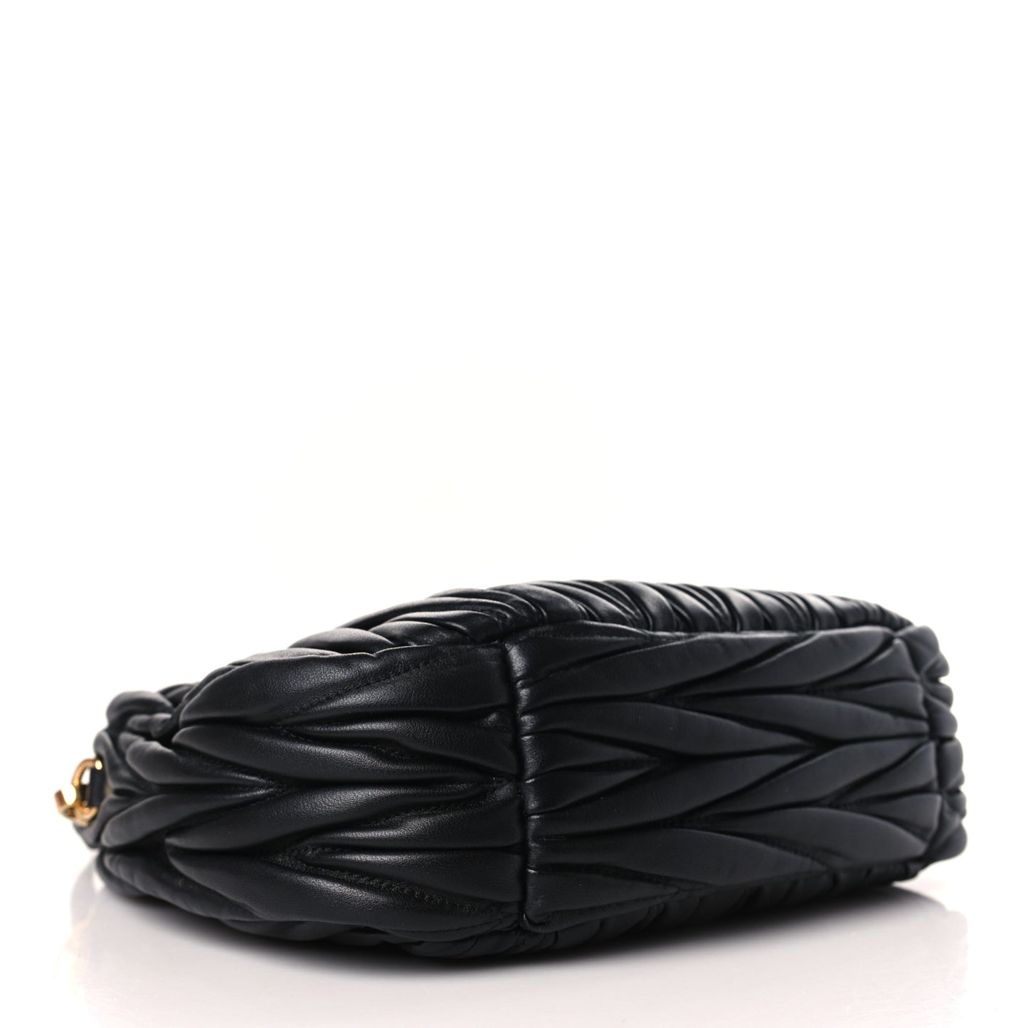 Nappa Matelasse Small Wander Hobo Black