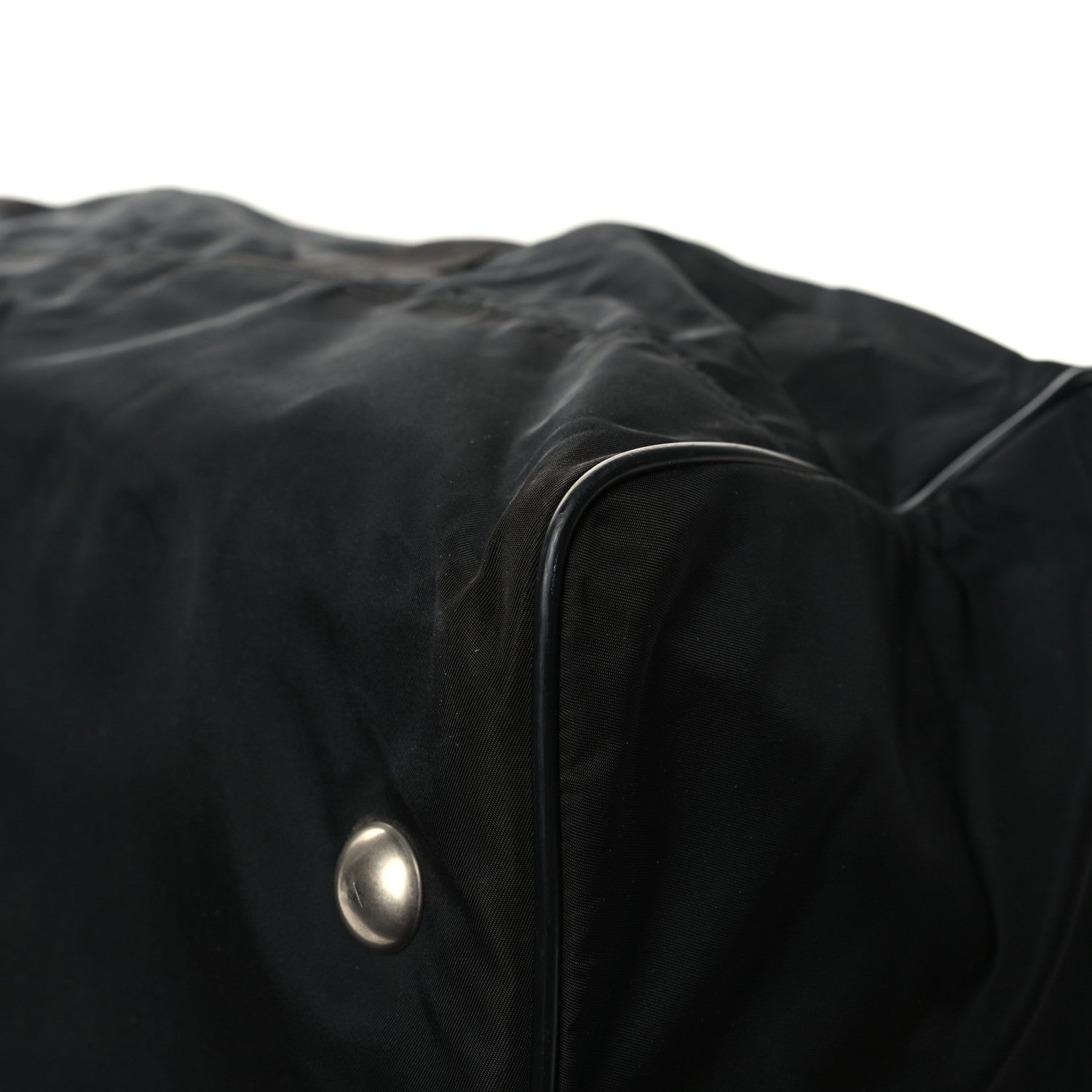 Prada Tessuto Nylon Saffiano Viaggio Duffle Black 8 of 14