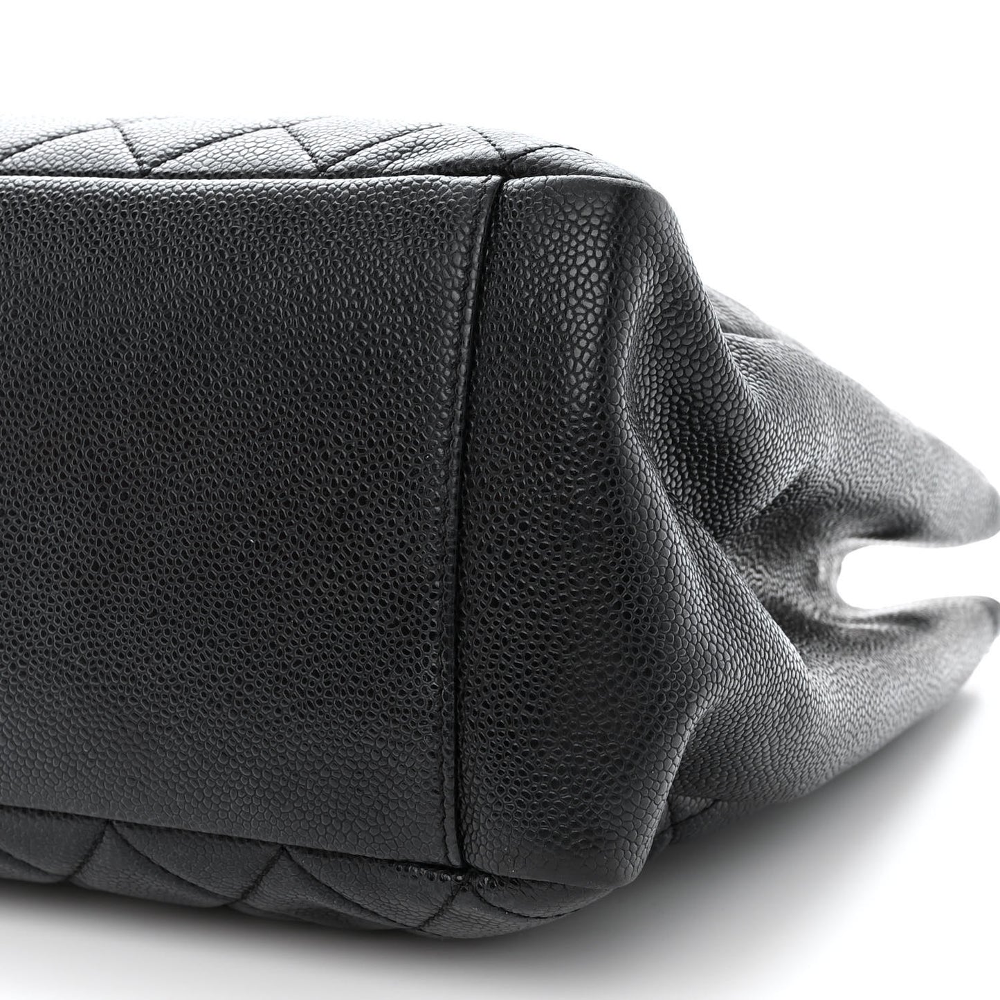 Caviar Quilted Grand Shopping Tote GST Black