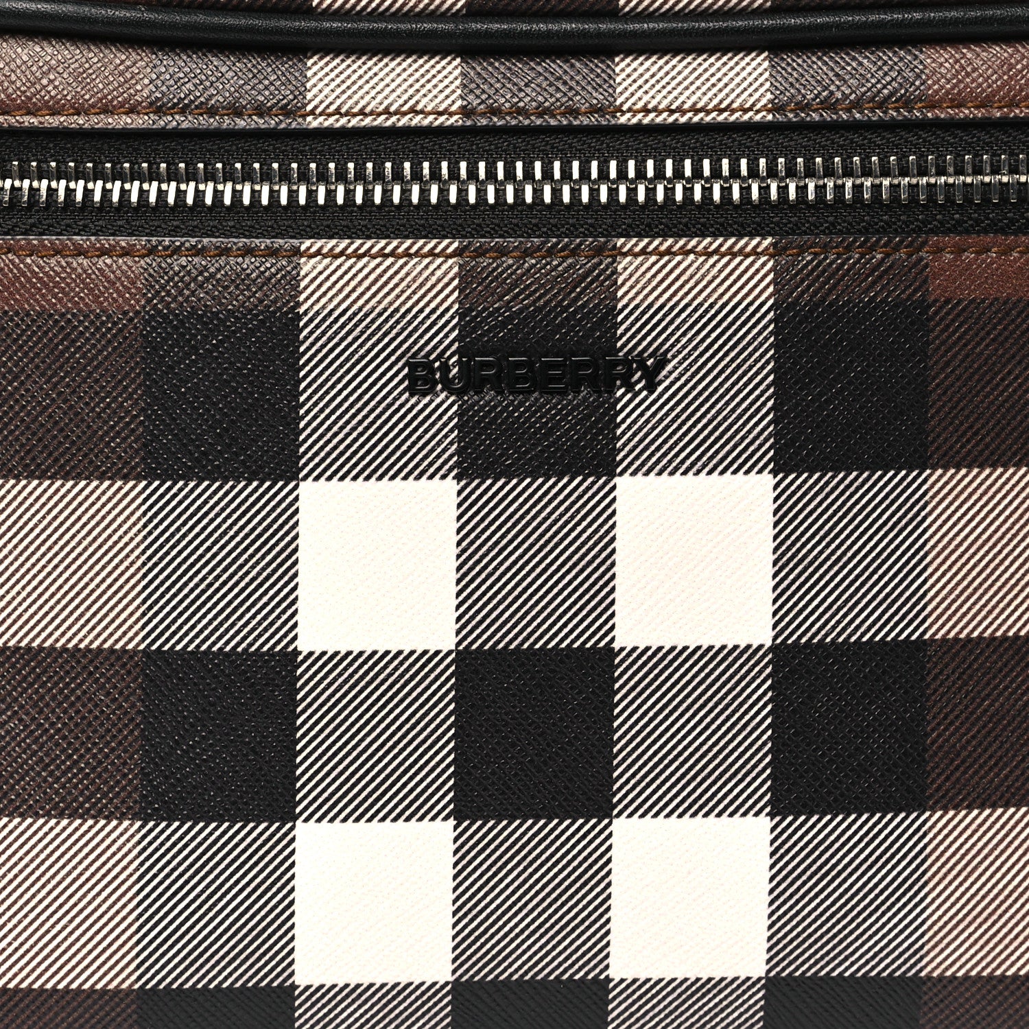 Burberry E-canvas Check Cason Bum Bag Dark Birch Brown 8 of 10