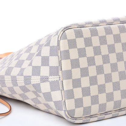 Louis Vuitton Damier Azur Neo Neverfull MM Rose Ballerine 8 of 13