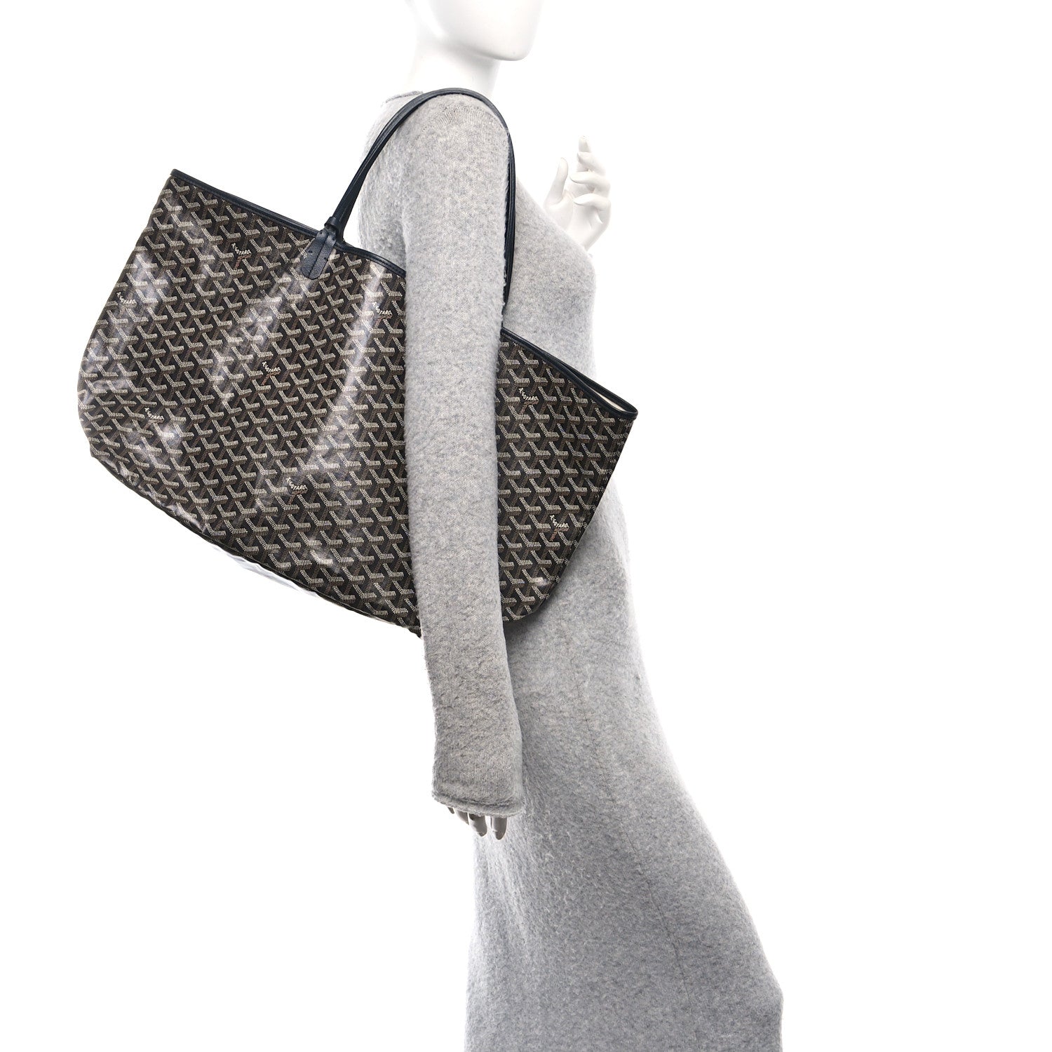 Goyard Goyardine Saint Louis GM Black 2 of 12