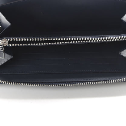 Louis Vuitton Cuir Ombre Zippy Organizer Wallet Navy 6 of 6