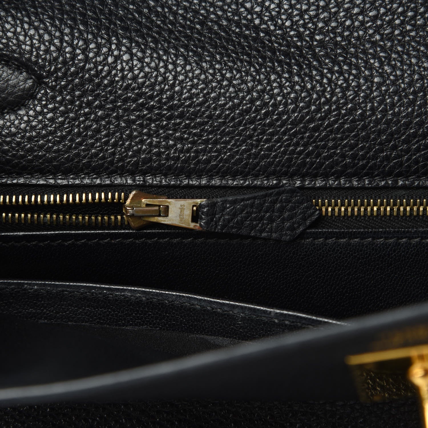 Hermes Togo Kelly Retourne 32 Black 14 of 15