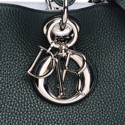 Christian Dior Bullcalf Medium Diorissimo Tote Dark Green 11 of 14
