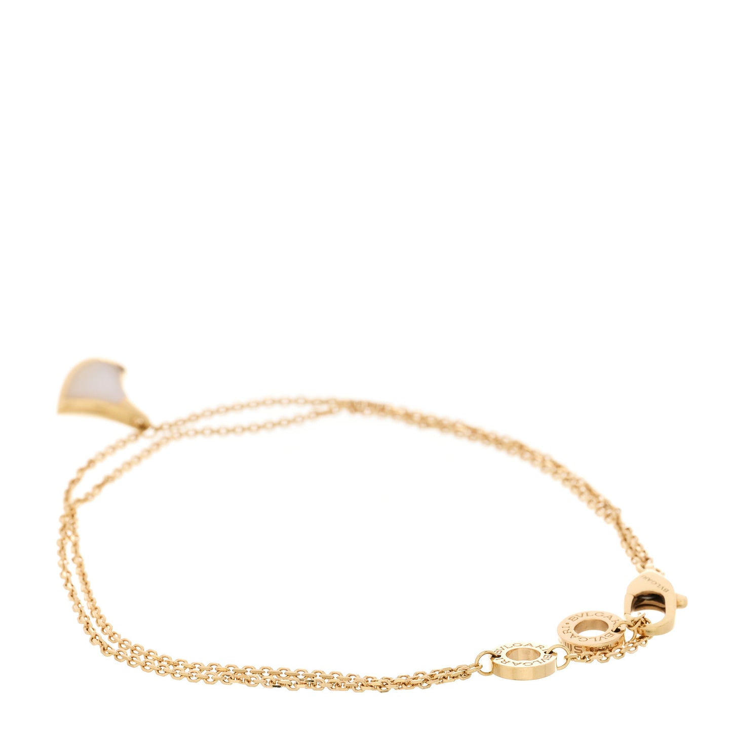 18K Yellow Gold Mother of Pearl Divas' Dream Bracelet SM
