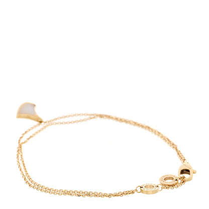 Bulgari 18K Yellow Gold Mother of Pearl Divas' Dream Bracelet SM 2 of 6