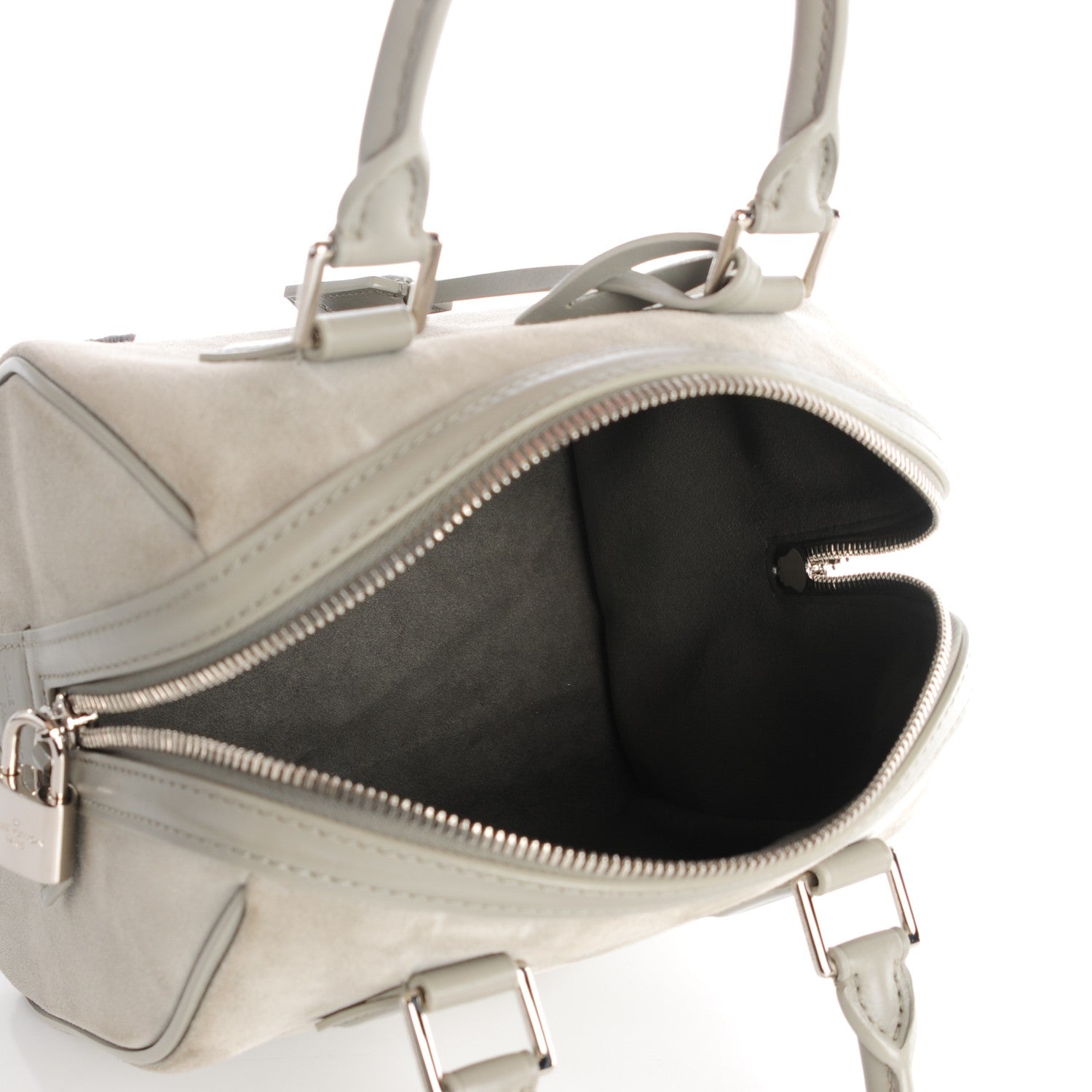 Louis Vuitton Suede Cubic Illusion Speedy Cube PM Grey 7 of 7
