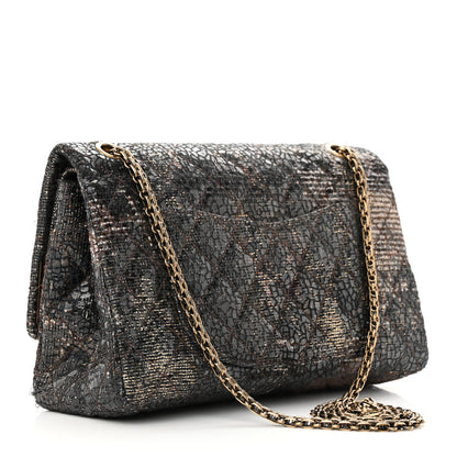 Chanel Metallic Glazed Tweed Quilted 2.55 Paris Shanghai Reissue 226 Flap Multicolor 3 of 16