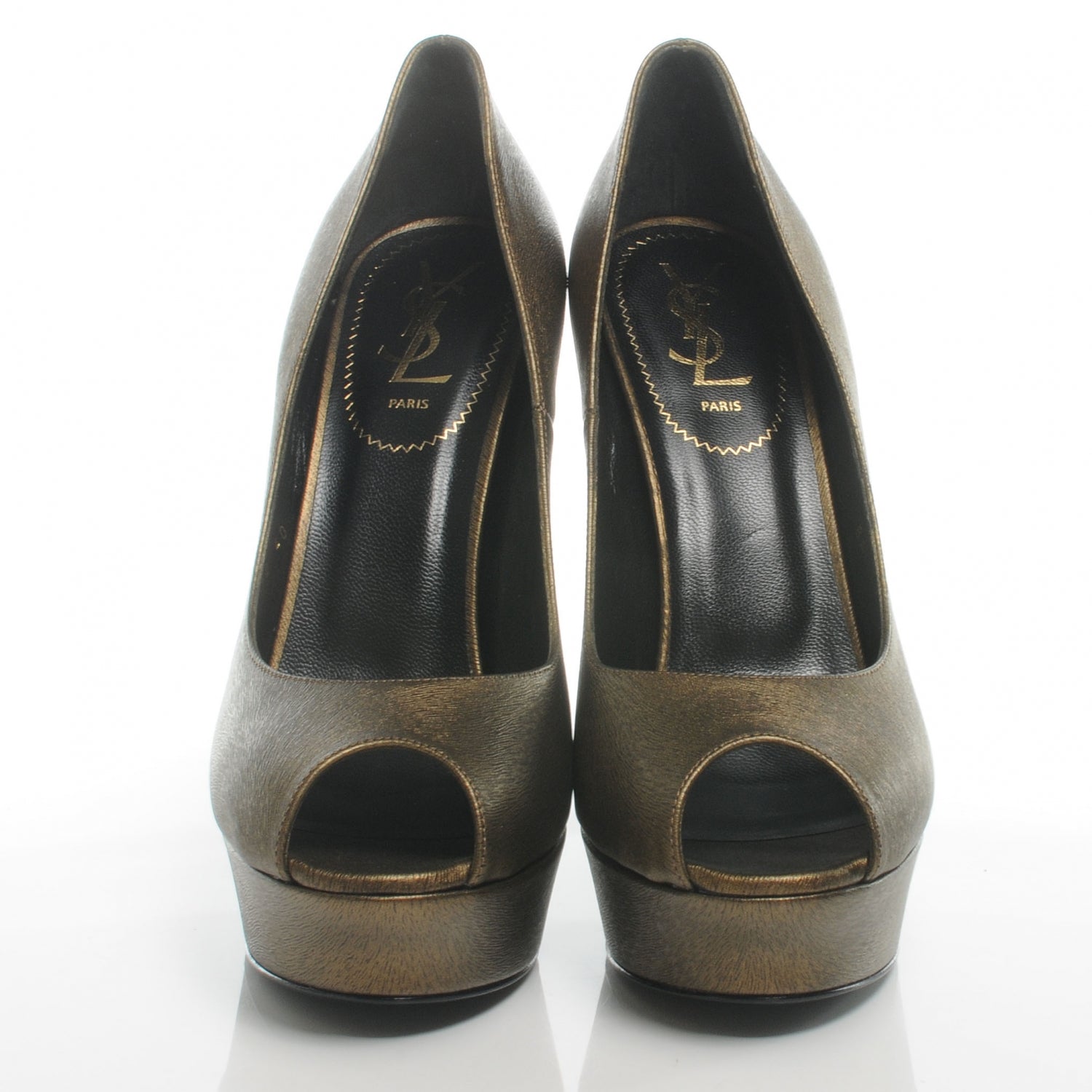 Saint Laurent Leather Palais 105 Horse Print Pumps 40 2 of 8