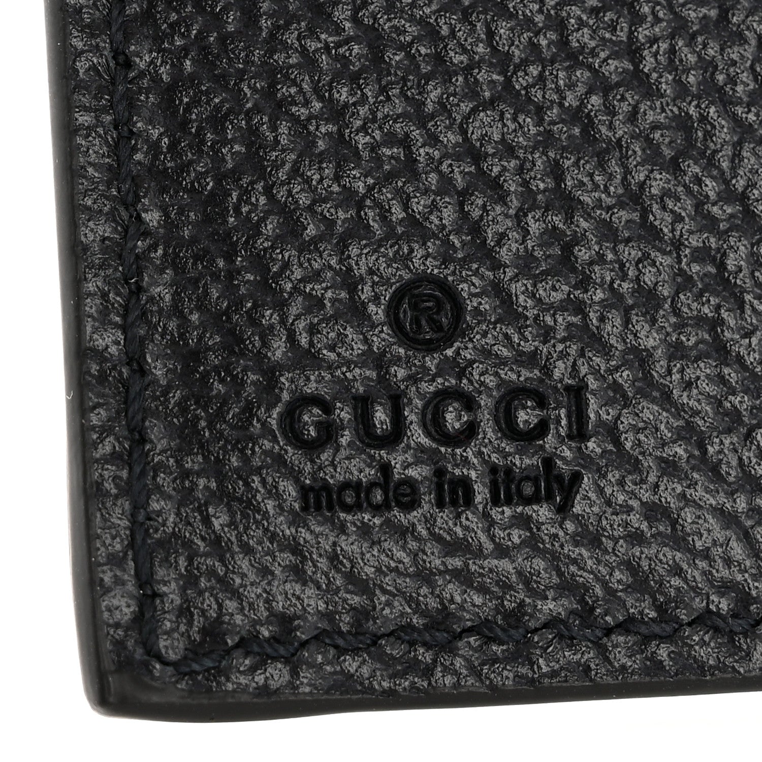 Gucci GG Supreme Monogram Textured Dollar Calfskin Web Ophidia Card Case Beige Blue 6 of 9