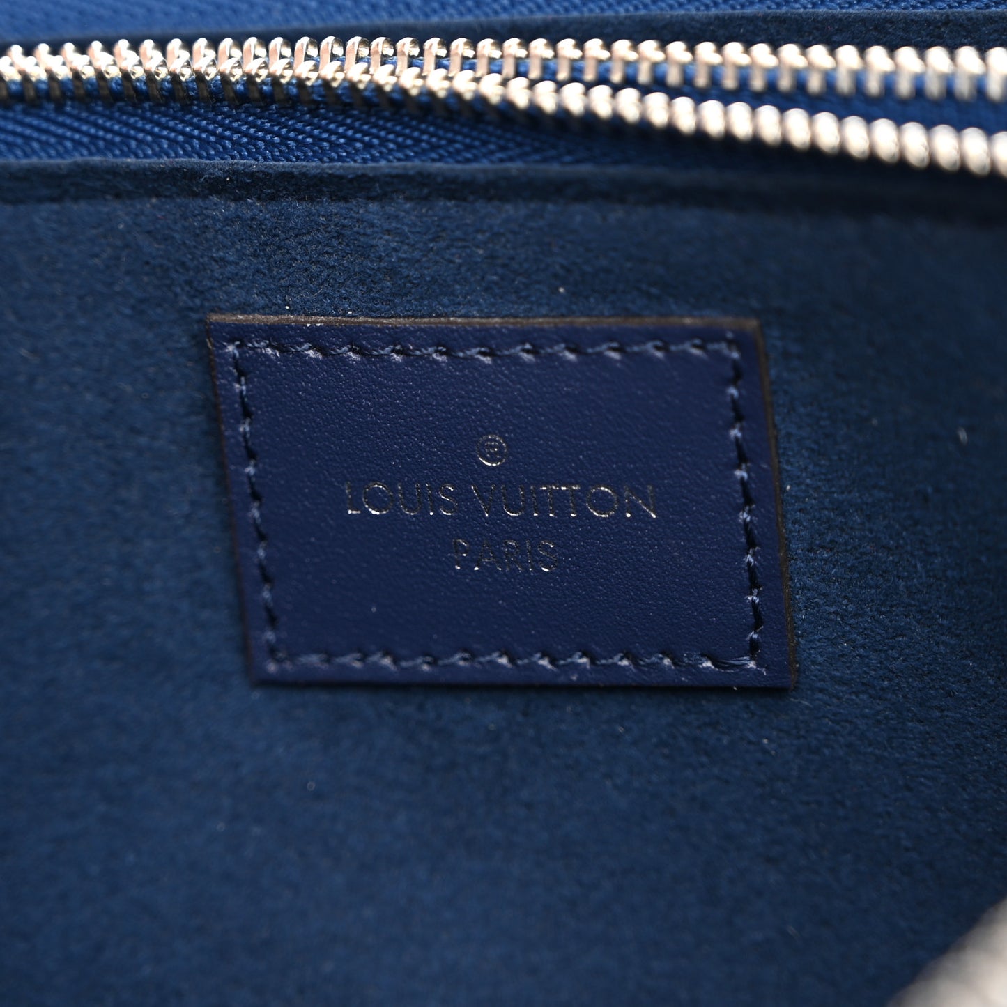 Monogram Giant Escale Double Zip Pochette Blue