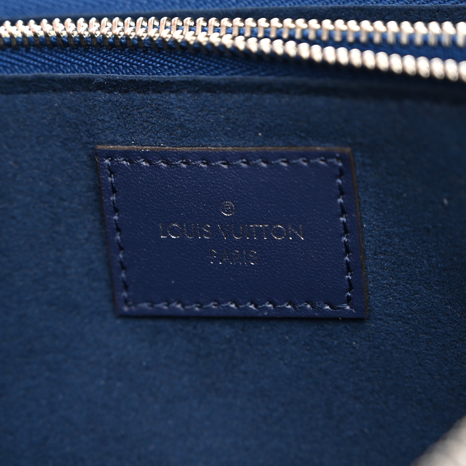Louis Vuitton Monogram Giant Escale Double Zip Pochette Blue 6 of 11