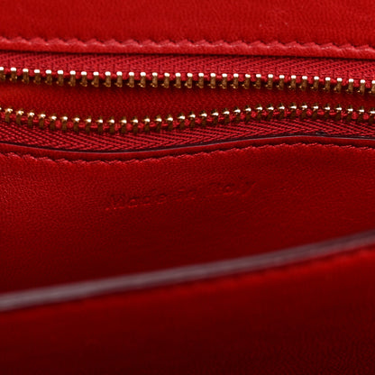 Celine Smooth Calfskin Small Classic Box Flap Bag Red 7 of 10