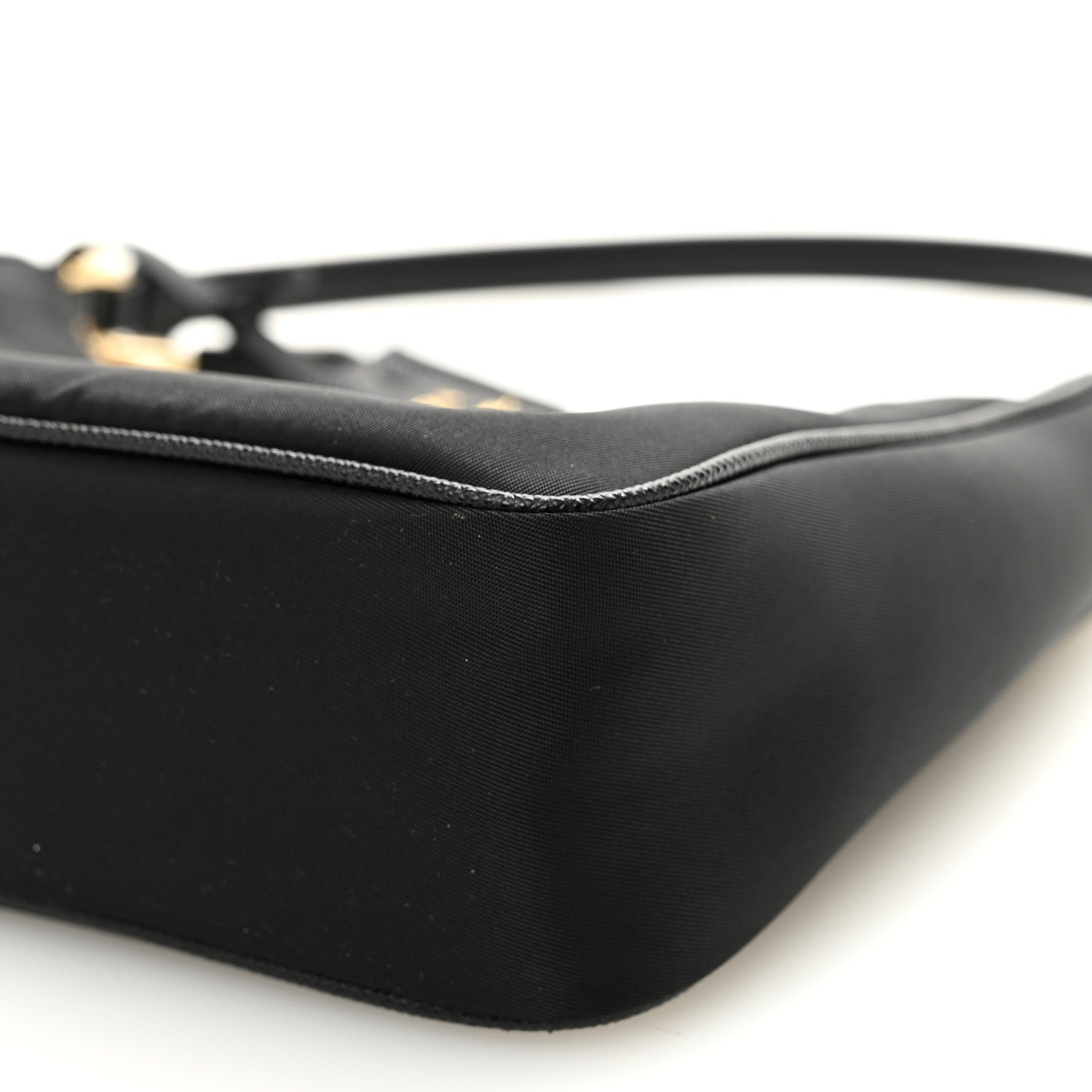 Prada Tessuto Nylon Saffiano Mini Re-Edition 2005 Bag Black 9 of 9