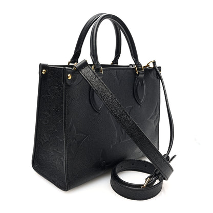Louis Vuitton Empreinte Monogram Giant Onthego PM Black 3 of 9