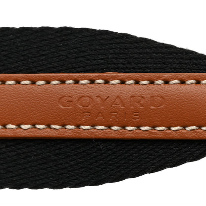 Goyard Canvas Calfskin Adjustable Shoulder Strap Black 5 of 6