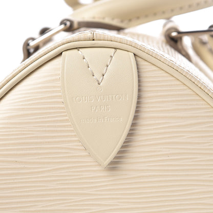 Louis Vuitton Epi Speedy 25 Ivory 6 of 9