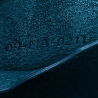 Christian Dior Grained Calfskin Medium Bobby Flap Steel Blue 6 of 7