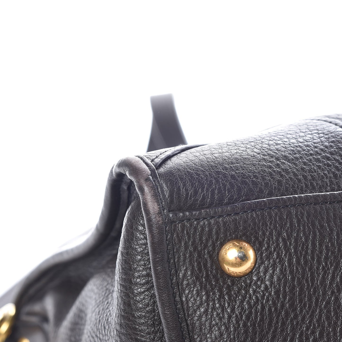 Vitello Daino Shopping Satchel Teak