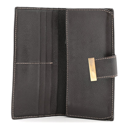 Gucci GG Plus Monogram Icon Bar Continental Flap Wallet Dark Brown 5 of 10