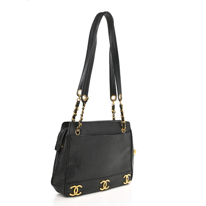 Chanel Caviar CC Shoulder Bag Black 2 of 5