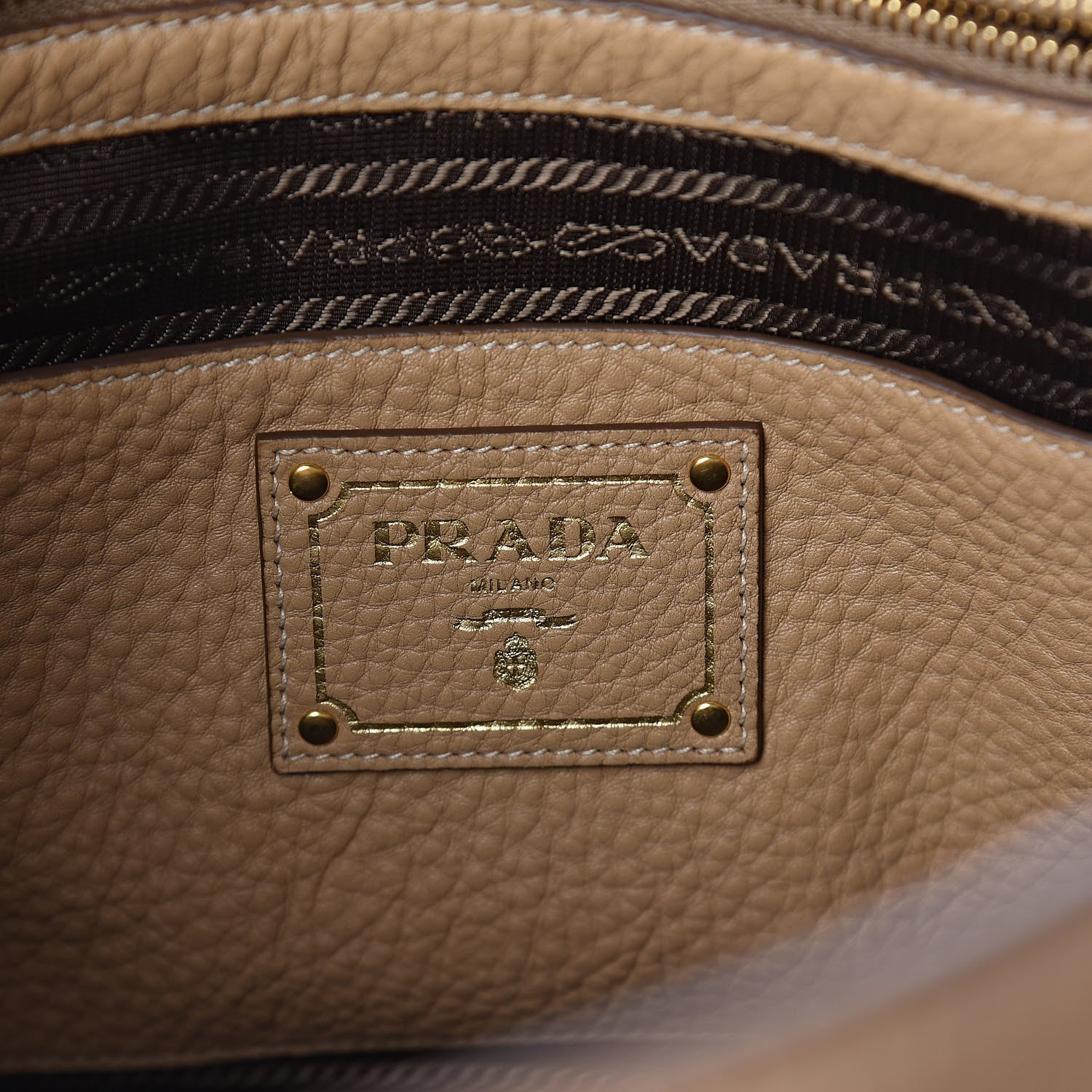 Prada Vitello Phenix Shopping Bag Sabbia 6 of 9
