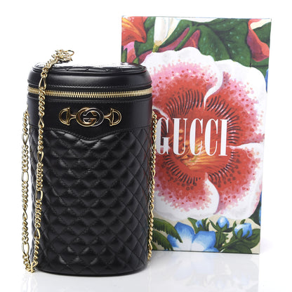 Gucci Calfskin Trapuntata Zumi Belt Bag Black 11 of 11
