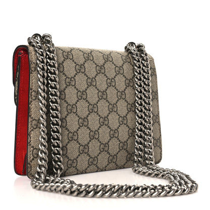 Gucci GG Supreme Monogram Mini Dionysus Shoulder Bag Hibiscus Red 3 of 9