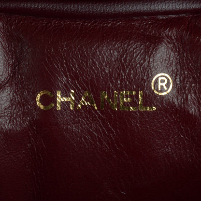 Chanel Lambskin Quilted Vanity Cosmetic Case Black 6 of 9