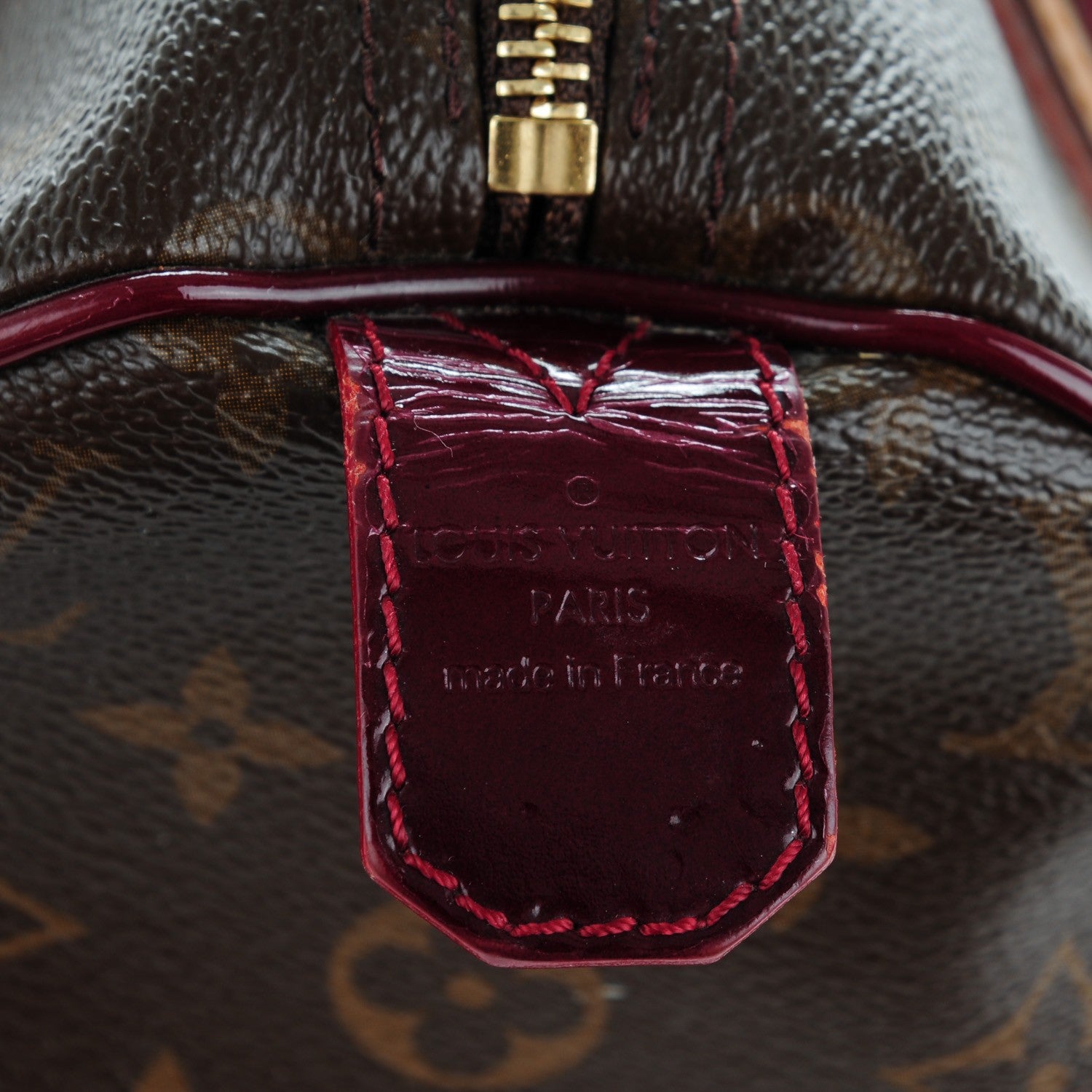 Louis Vuitton Monogram Mirage Speedy 30 Bordeaux 7 of 9