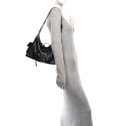 Louis Vuitton Lambskin CarryAll Cargo Vibe PM Black 2 of 9