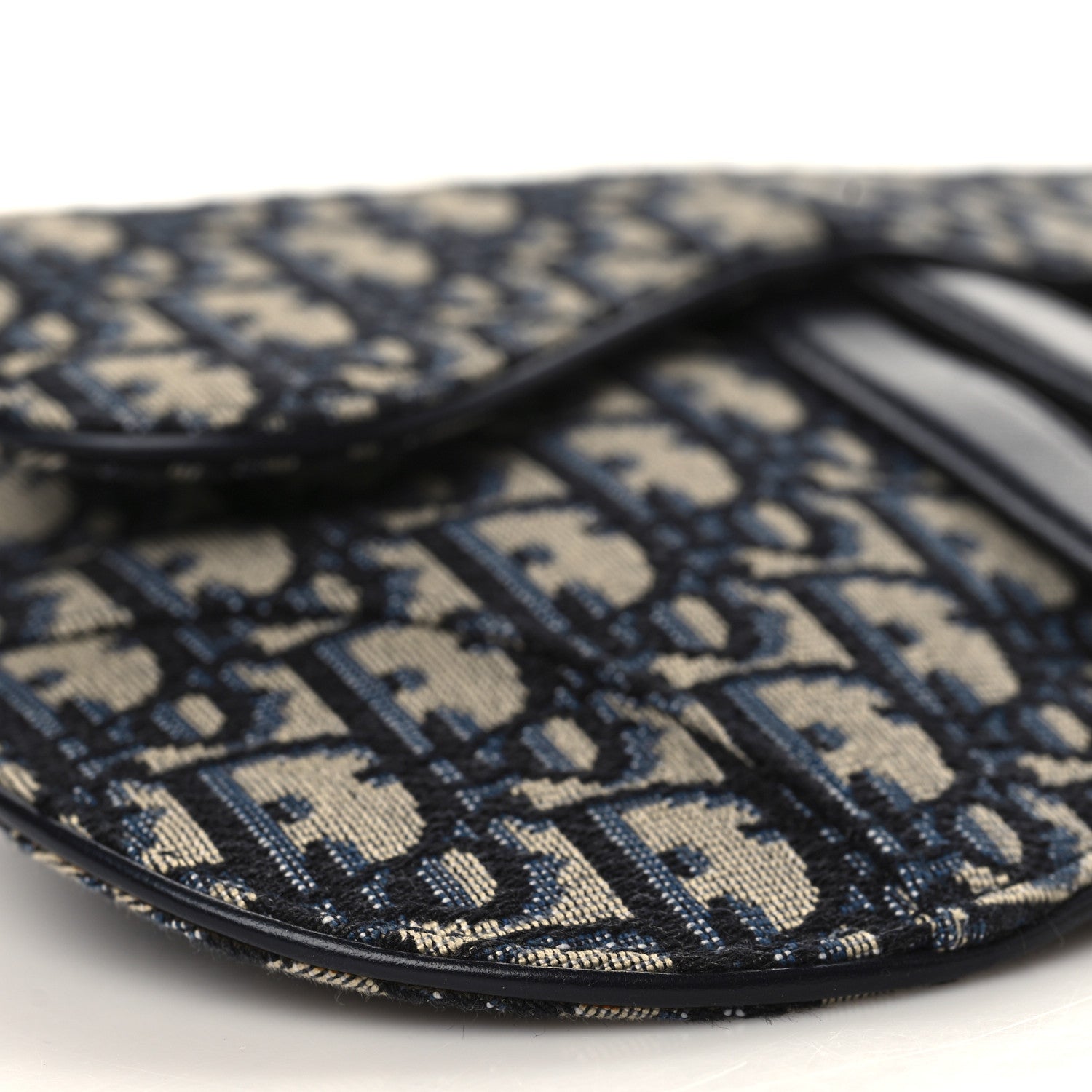Christian Dior Oblique Saddle Belt Pouch Blue 6 of 7
