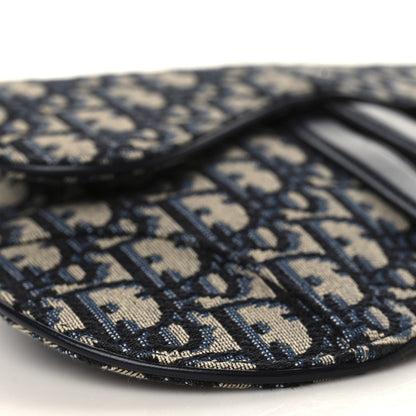 Christian Dior Oblique Saddle Belt Pouch Blue 6 of 7